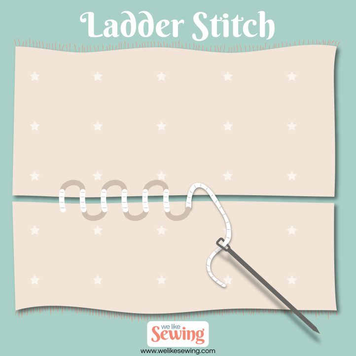 ladder stitch