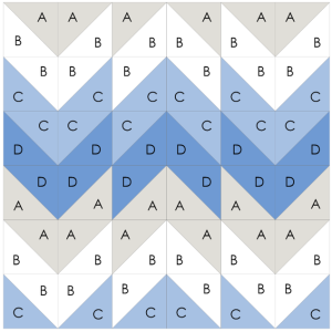 Up and Down Mini Quilt Pattern - We Like Sewing