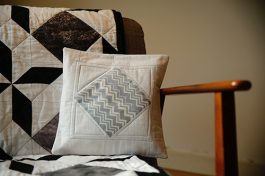 Silver Lining Square-in-a-Square Pillow Sham