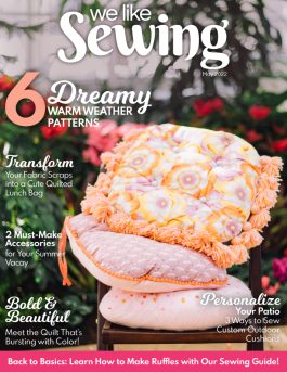 Welcome to the May Issue of We Like Sewing