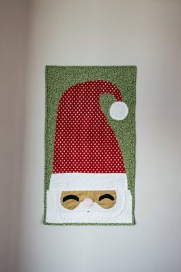 Kris Kringle Quilted Wall Hanging