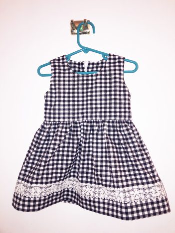 Classic Gingham Baby Dress Pattern - We Like Sewing