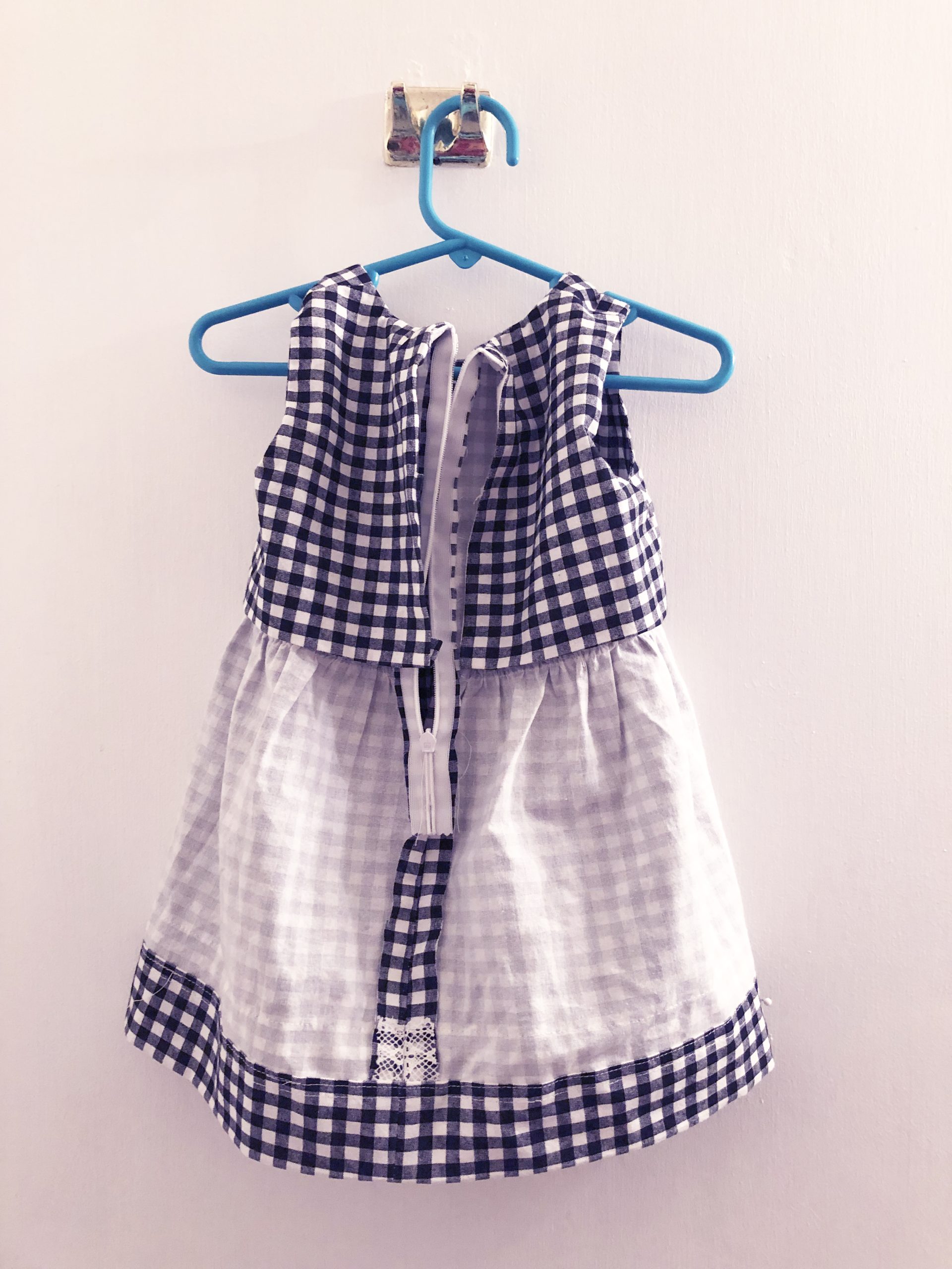 Classic Gingham Baby Dress Pattern - We Like Sewing