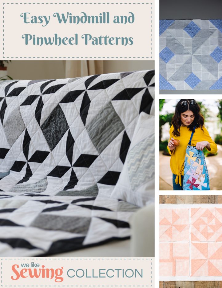 Easy Windmill and Pinwheel Patterns – We Like Sewing