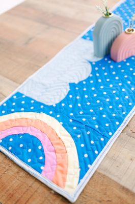 Over the Rainbow Table Runner Pattern