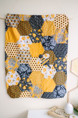 Sweet as Honey Quilted Wall Hanging