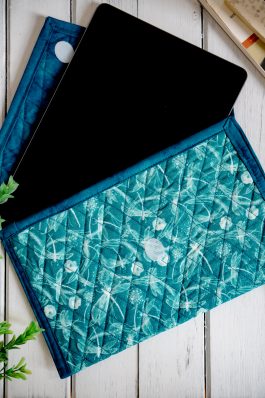 Leisurely Scroll Quilted iPad Cover Pattern