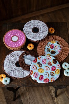 Donut Worry Fabric Bowl Covers