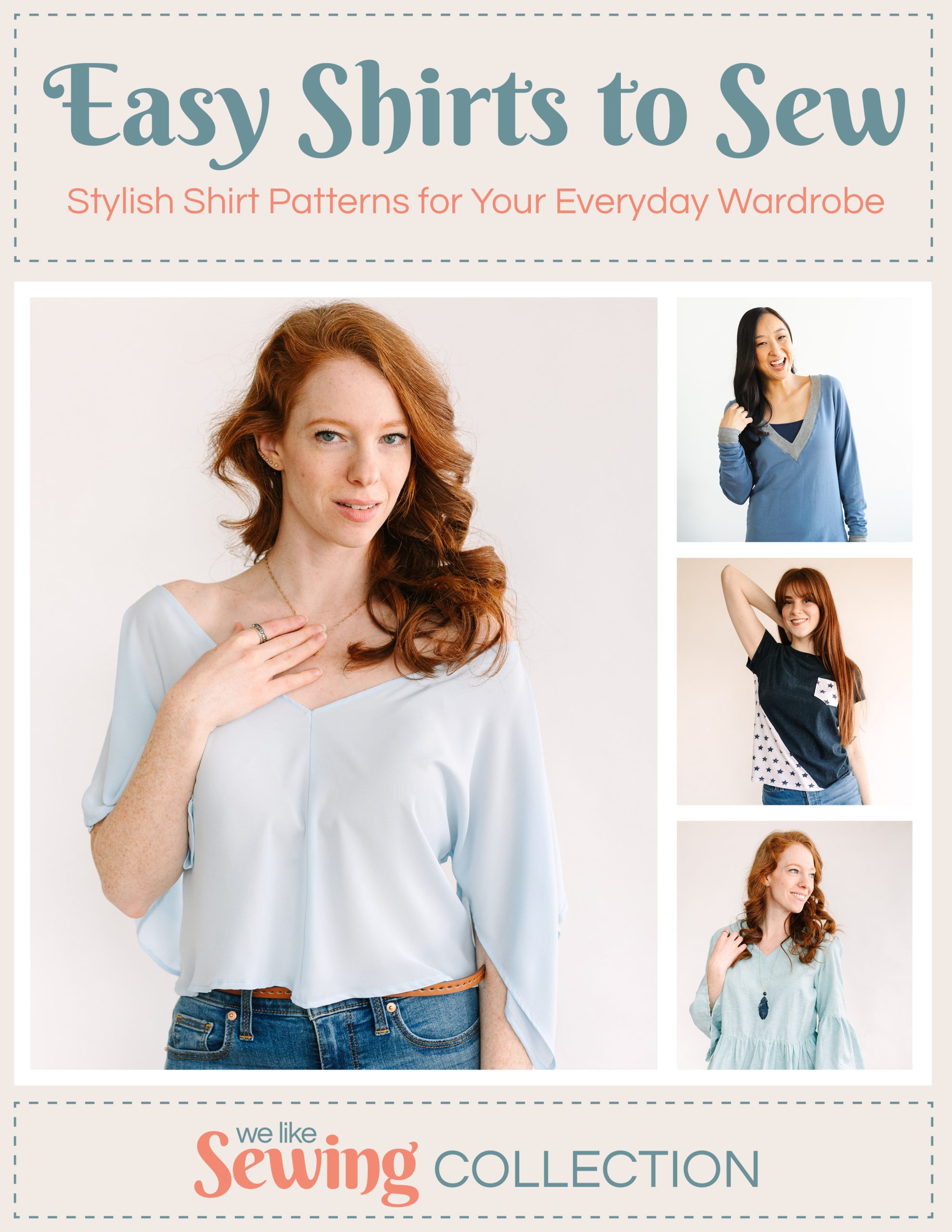 Easy Shirts to Sew: Stylish Shirt Patterns for Your Everyday Wardrobe ...