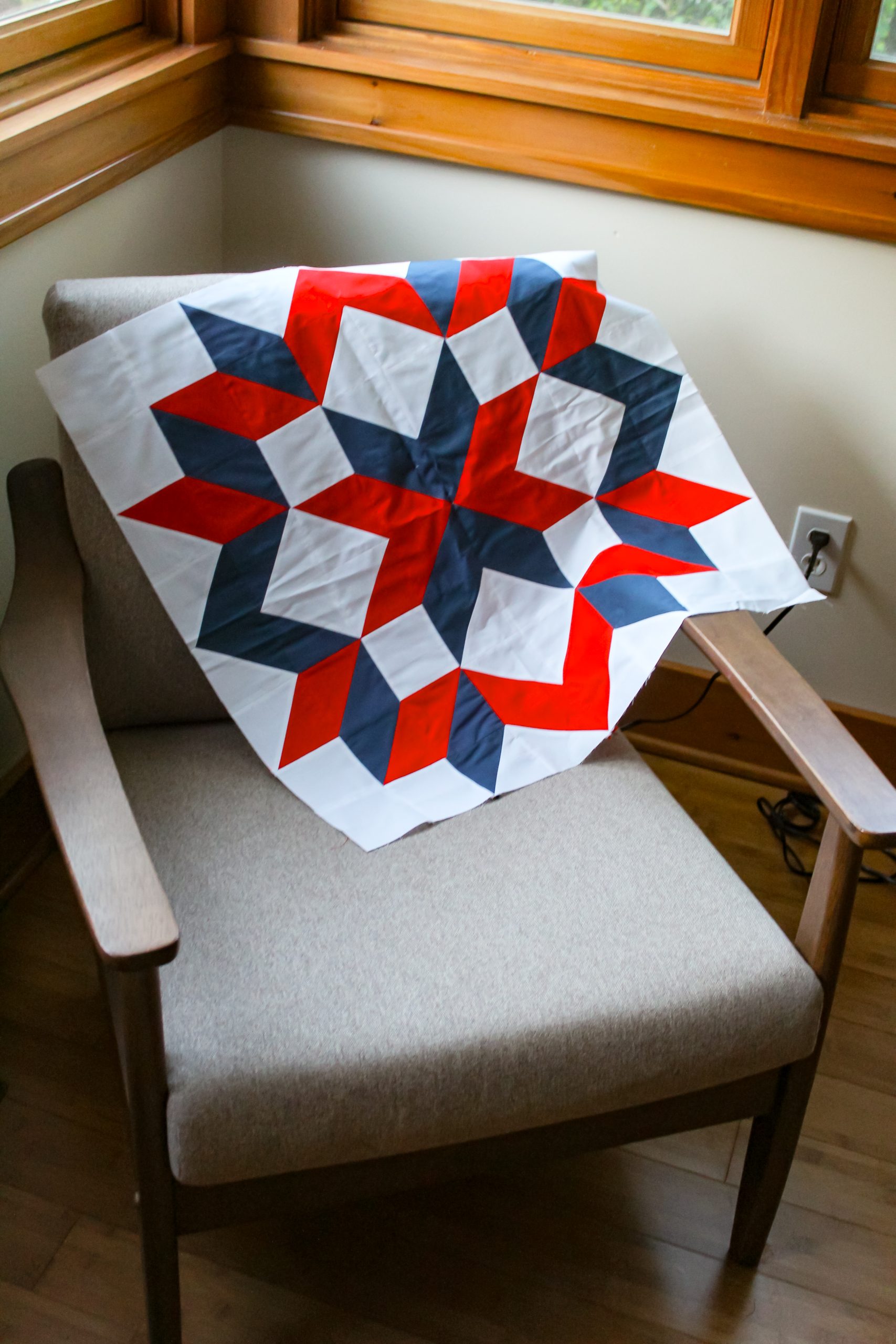 Americana Carpenter Star Quilt Block - We Like Sewing