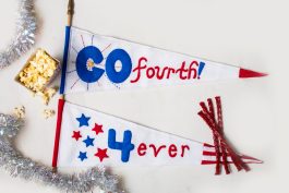 Go Fourth Patriotic Pennant Patterns