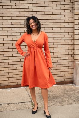 Phoebe Knit Winter Midi Dress Pattern