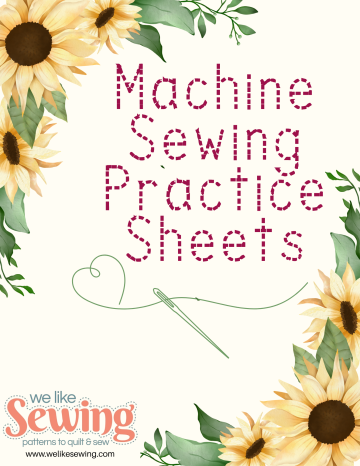 Machine Sewing Practice Sheets