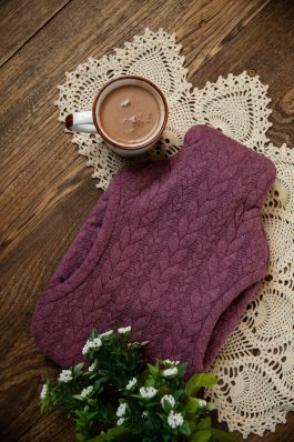 Cozy Cable Hot Water Bottle Cover