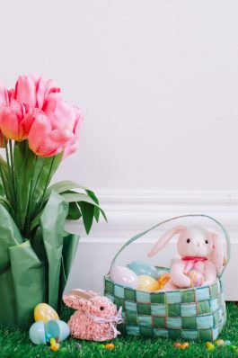 Hoppier Than Ever Quilted Easter Basket